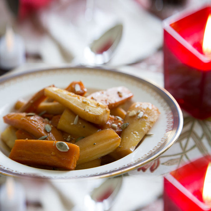 Roasted Squash And Parsnip With Brown Butter