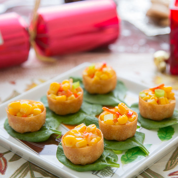 Thai Corn, Chilli & Lime Croustades