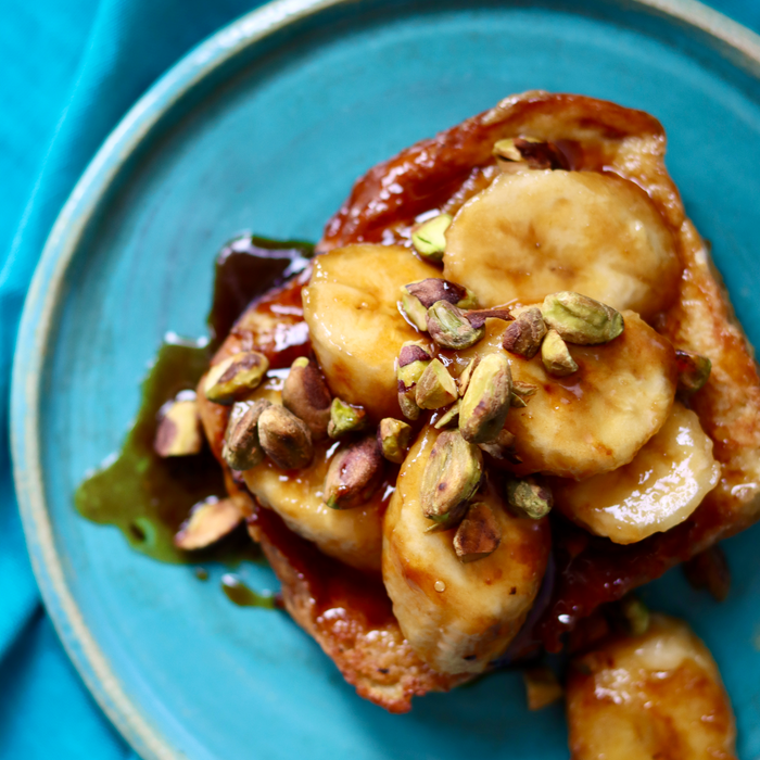 Pumpkin Spice French Toast by @cluckmuckcook