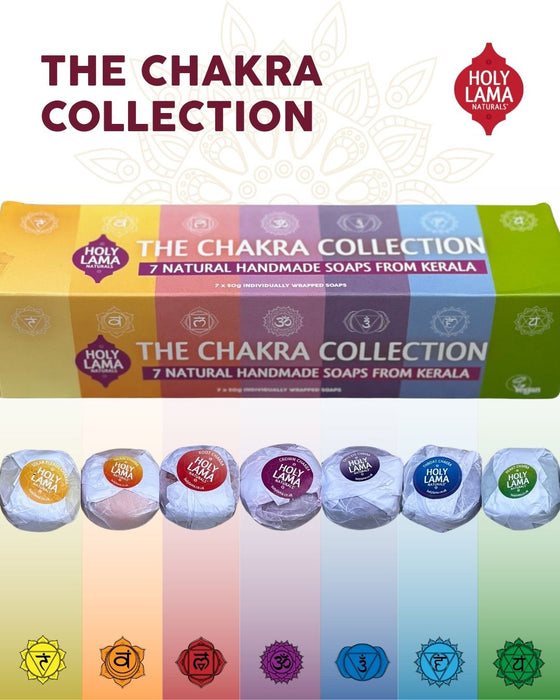 Chakra Soap Gift Pack, for Hand & Body, Vegan, Handmade & Natural