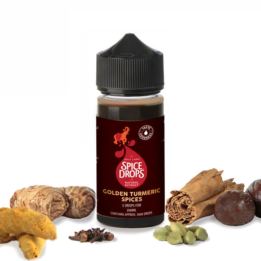 Golden turmeric spices