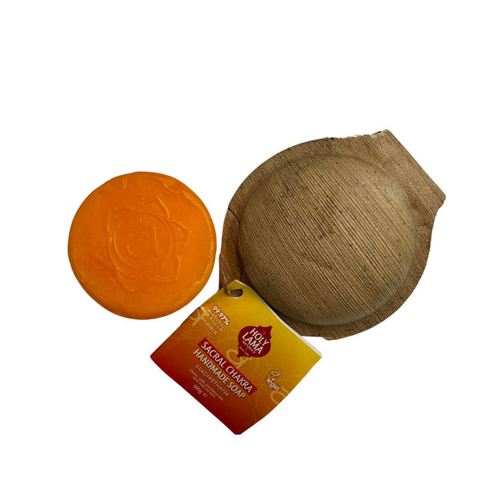 Sacral Chakra Handmade Vegan Soap - with Petitgrain & Jasmin for Hand & Body