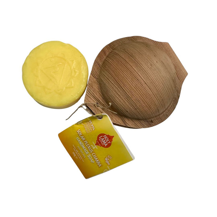 Solar Plexus Chakra Handmade Vegan Soap - with Lavender & Spearmint for Hand & Body