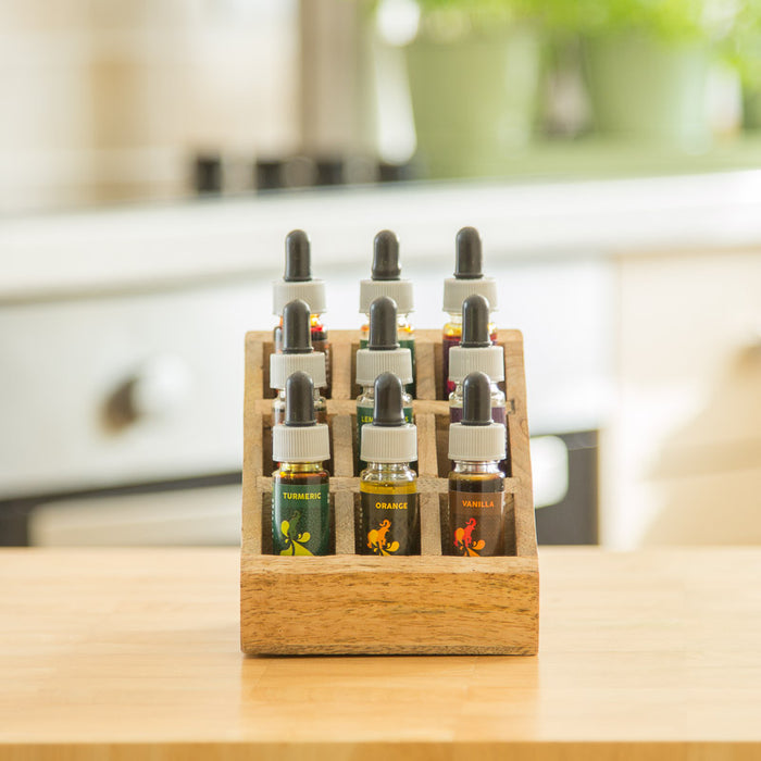 Handmade Wooden Spice Rack, Kitchen Storage Shelf