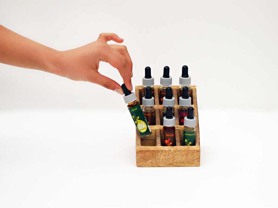 Handmade Wooden Spice Rack, Kitchen Storage Shelf