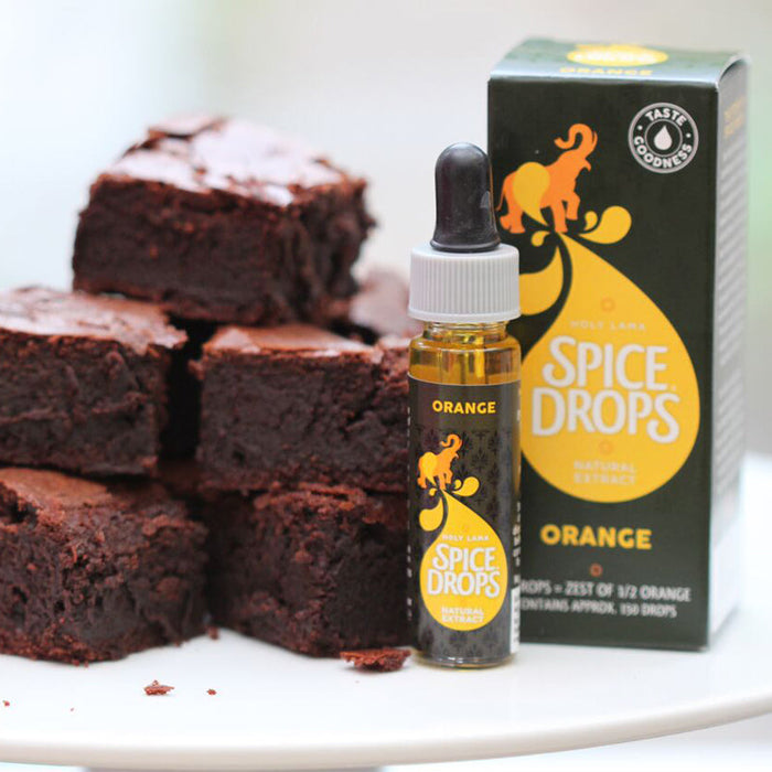 Chocolate Orange Brownies cut into squares