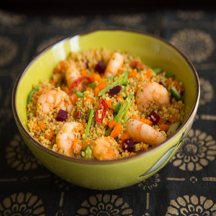 Couscous with Prawns