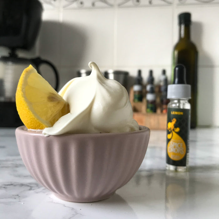 Lemon Infused Whipped Cream