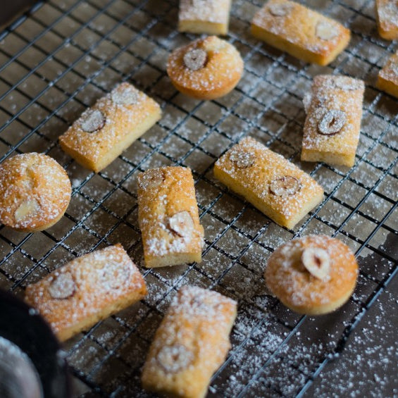 Chai hazelnut financiers, mini cakes flavoured with Chai Spices