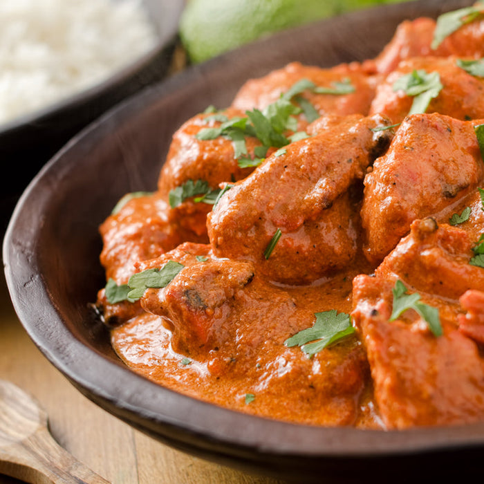 Quick chicken masala curry made with Spice Drops