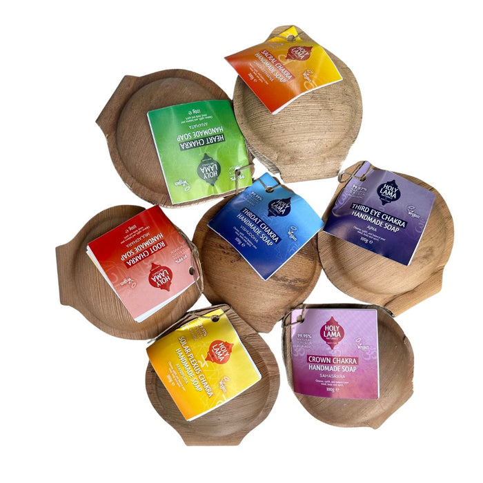 Crown Chakra Handmade Vegan Soap - with Vetivert & Cedarwood  for Hand & Body