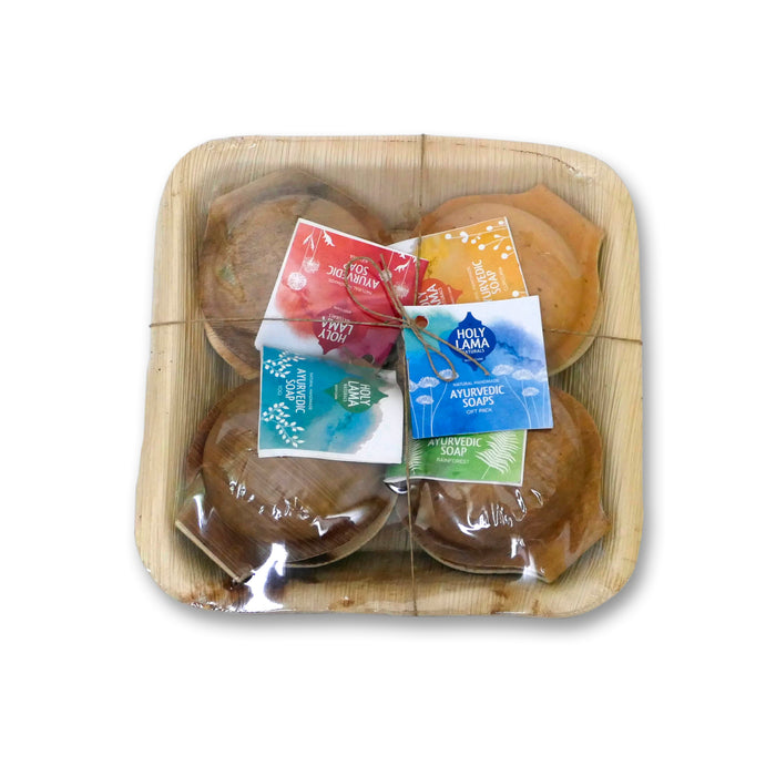 Handmade Natural Herbal Soap Gift Pack, for Hand & Body, Vegan & Ayurvedic