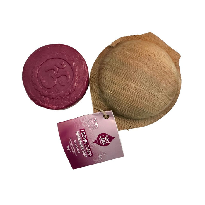 Crown Chakra Handmade Vegan Soap - with Vetivert & Cedarwood  for Hand & Body