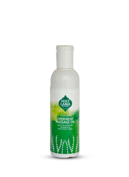 Ayurvedic Massage Oil with Petitgrain, Orange & Patchouli Oils - Everfresh (Vegan & Natural) - July 2026 Expiry
