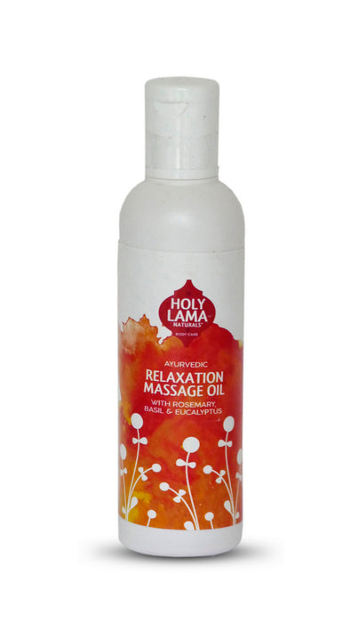 Ayurvedic Massage Oil With Lavender, Rosemary & Eucalyptus Oils (Natural & Vegan) - Relaxation