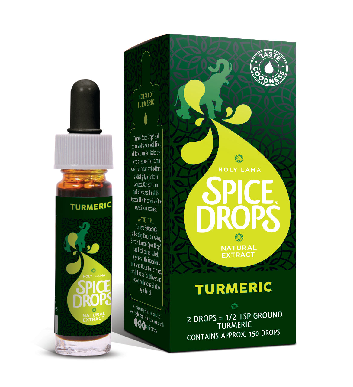 Turmeric Natural Extract | Turmeric Oil | Spice Drops® | Holy Lama ...