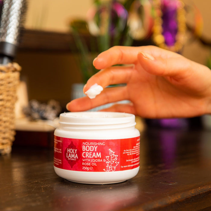 Ayurvedic Nourishing Body Cream With Jojoba & Geranium Oils, Natural, Vegan - April 2026 Expiry